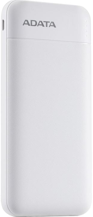 Actual product image Adata POWER BANK USB 10000MAH WHITE/PC100-14WH (10000 mAh, 20 W, 37 Wh)