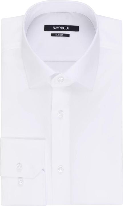 NAVYBOOT Camicia Slim Fit - non si stira