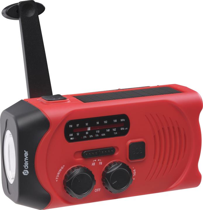 Actual product image Denver SCR-2000 Solar collector radio (AM, FM)