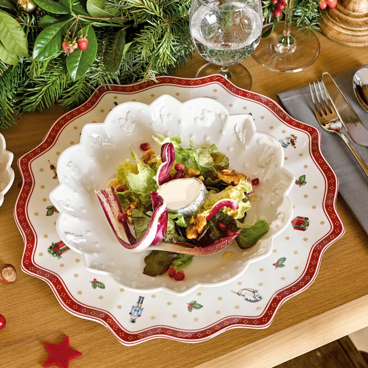 Actual product image Villeroy & Boch Speiseteller weiss Toy's Delight (1 x, 28 cm)