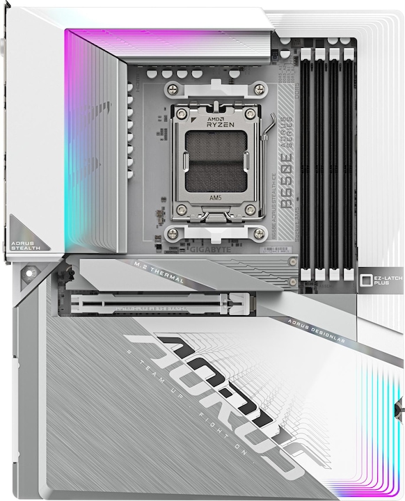 Produktbild Gigabyte B650E AORUS STEALTH ICE (AM5, AMD B650E, ATX)