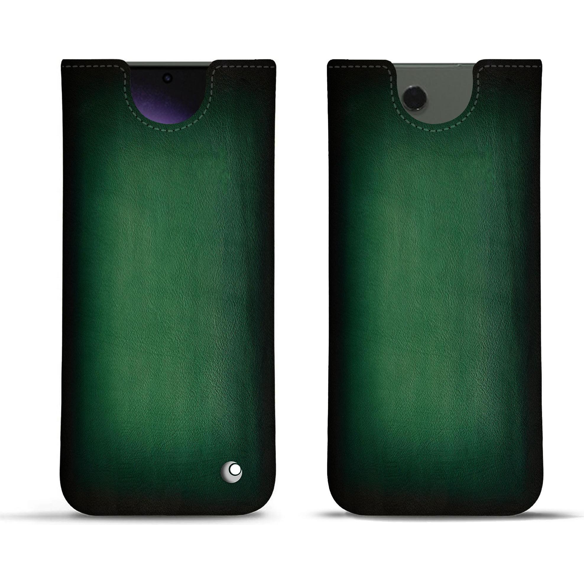 Noreve Lederschutzhülle (Samsung Galaxy S24 Ultra), Smartphone Hülle, Grün