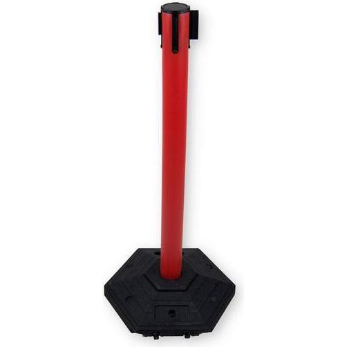 RS PRO, Barriera, Barriera di sicurezza a palo retrattile, H.Barr. 980mm L.Tape 3m