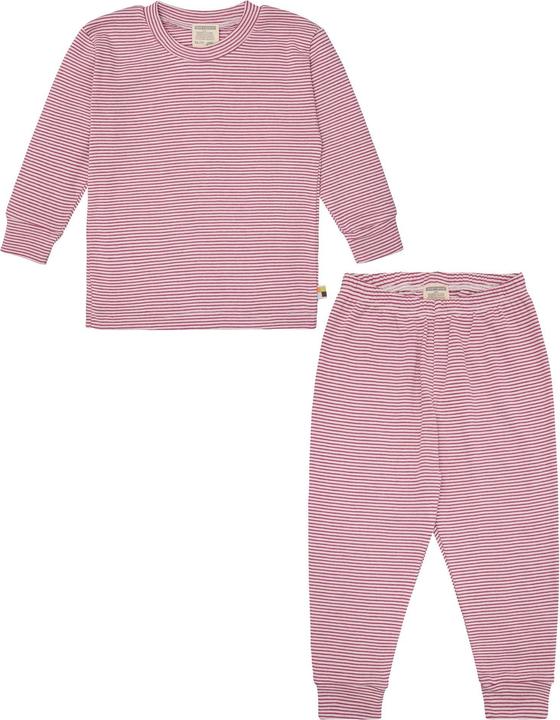 Image du produit loud + proud Pyjama à rayures en fines côtes (92)
