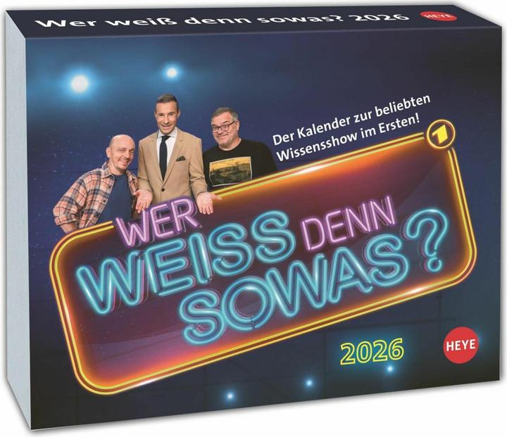 Wer weiss denn sowas? Tagesabreisskalender 2026 (14 x 11 cm, Non contraignant, Allemand)