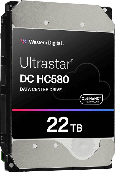 Actual product image WD Western by Ultrastar DC HC580 WUH722422ALE6L4 (22 TB, 3.5")