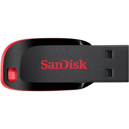 Thumbnail - SanDisk Cruzer Blade (16 GB, USB-A, USB 2.0), USB Stick, Schwarz