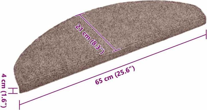 Immagine prodotto vidaXL Stufenmatte (65 x 21 cm)