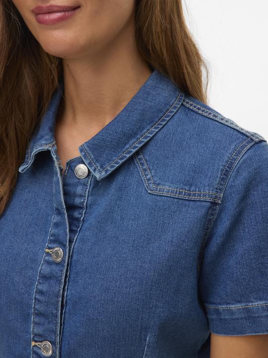 Image du produit Vero Moda VMAMANDA Kurzes Kleid Jeanskleid (XL)