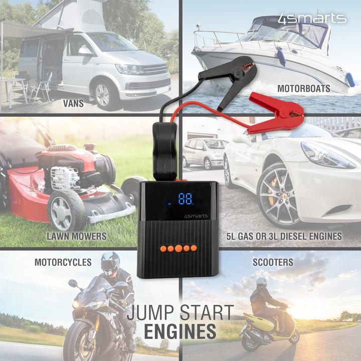 Actual product image 4smarts Starter Powerbank PitStop+ (8800 mAh, 10.60 W, 32 Wh)