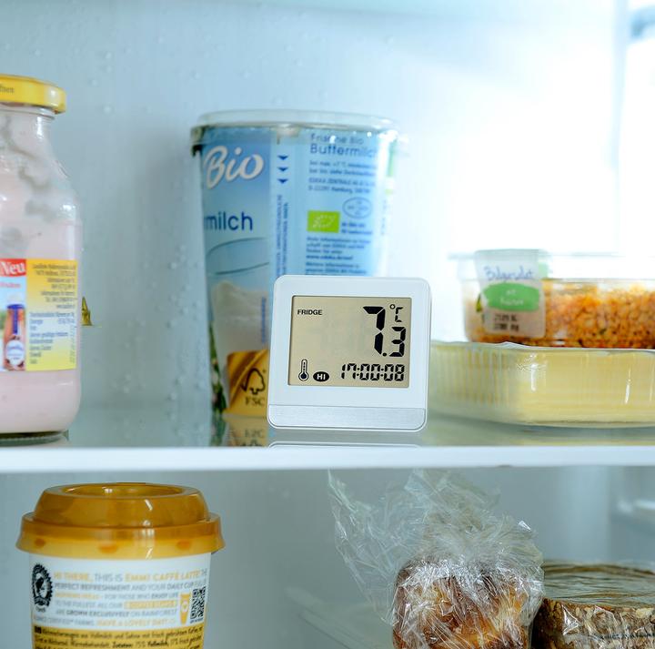 Actual product image Rosenstein & Söhne Digital Freezer & Refrigerator Thermometer with Temperature Timer