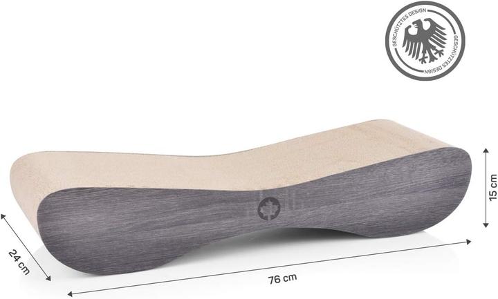 Actual product image CanadianCat Scratching board Satellite gray 2.0 (Grey)