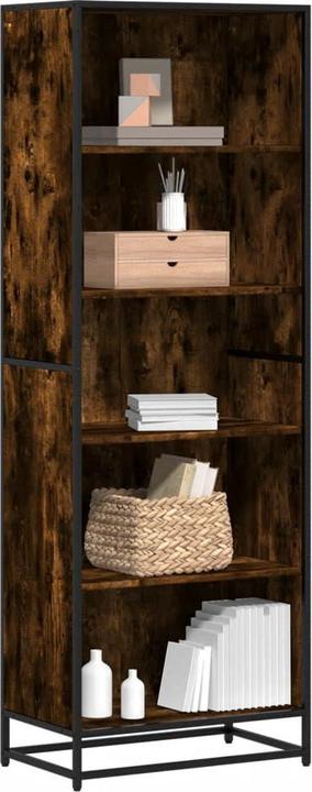 Actual product image vidaXL Bookcase Shelf Standing shelf Office shelf Storage shelf Smoked oak