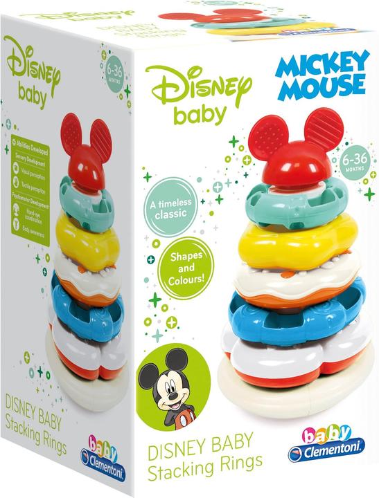 Actual product image Clementoni Mickey Mouse stacking rings