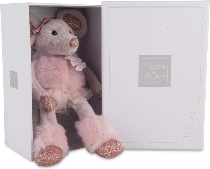 Produktbild Histoire D'ours Plüschtier Maus mit Geschenkbox (22 cm)