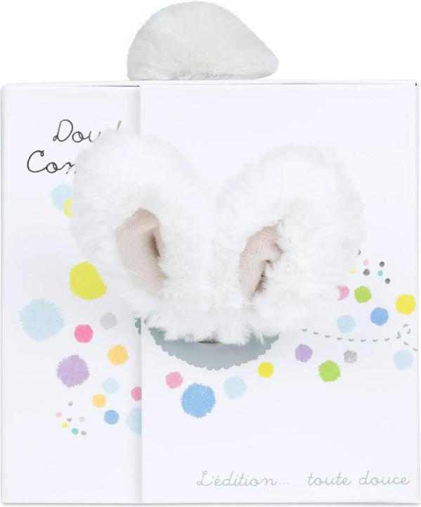Actual product image Doudou et Compagnie Coucou plush bunny with gift box (10 cm)