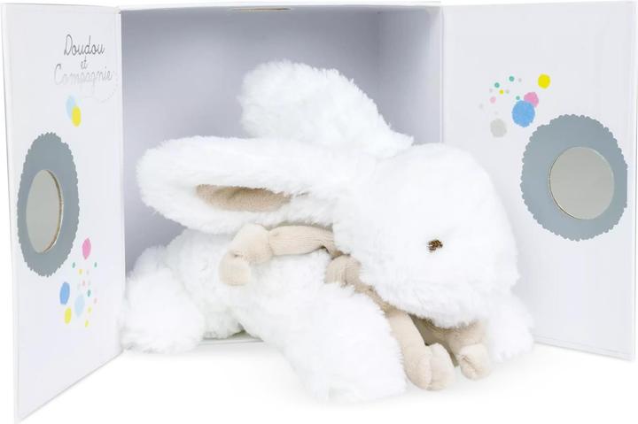 Actual product image Doudou et Compagnie Coucou plush bunny with gift box (10 cm)