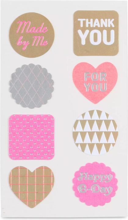 Paper Poetry Set di adesivi "Motivi