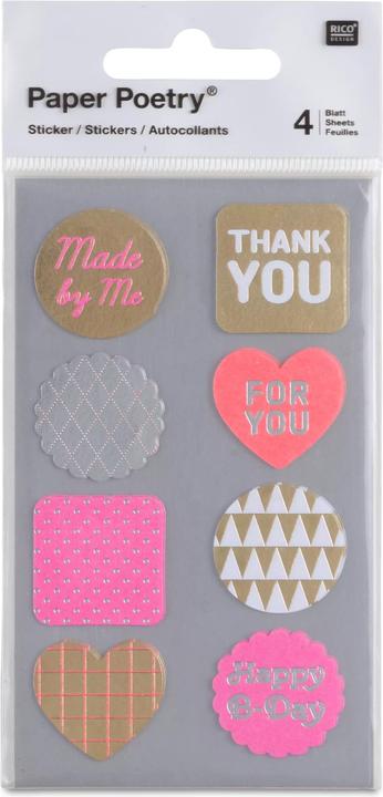 Immagine prodotto Paper Poetry Set di adesivi "Motivi