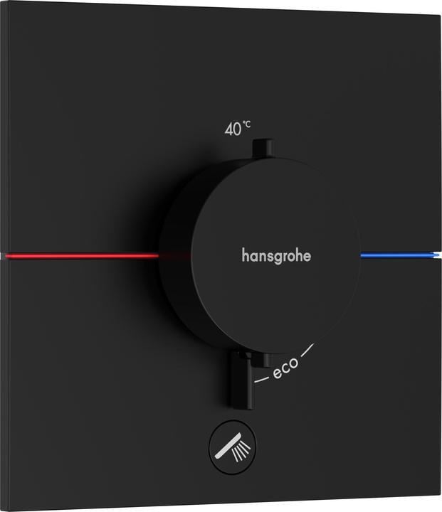 Actual product image hansgrohe ShowerSelect Comfort E thermostat, concealed, 1 consumer, one additional outlet, angular r