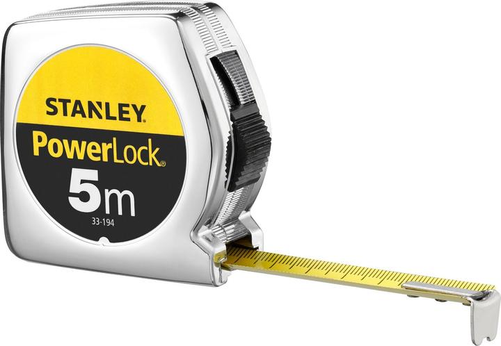Actual product image Stanley Rollmeter Powerlock (5 m)