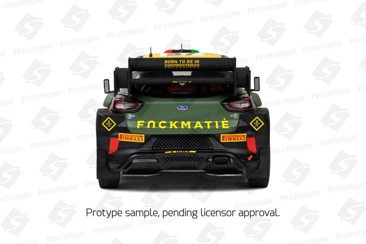 Actual product image Solido 1:18 Ford Puma Rally 1 2022 #7 black