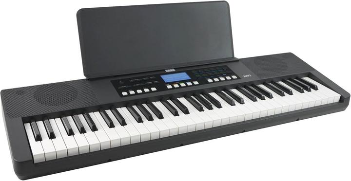 Actual product image Axus 61-Key Portable Touch-Sensitive Lightweight Keyboard with Power Supply, 450 Voices, and Music Stand (61 Keys)