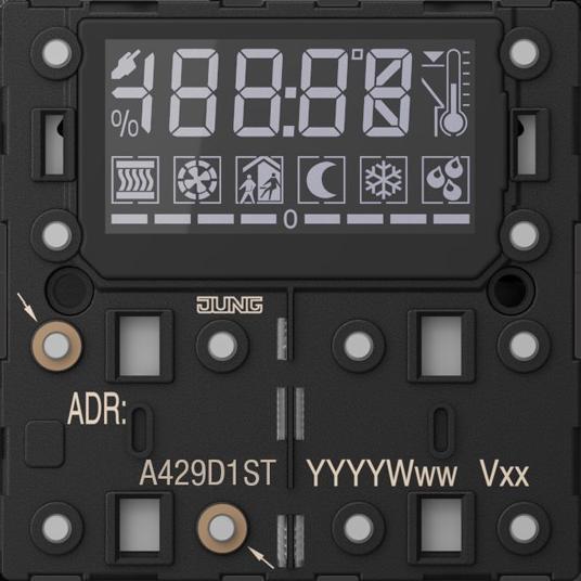 Actual product image JUNG KNX room controller module