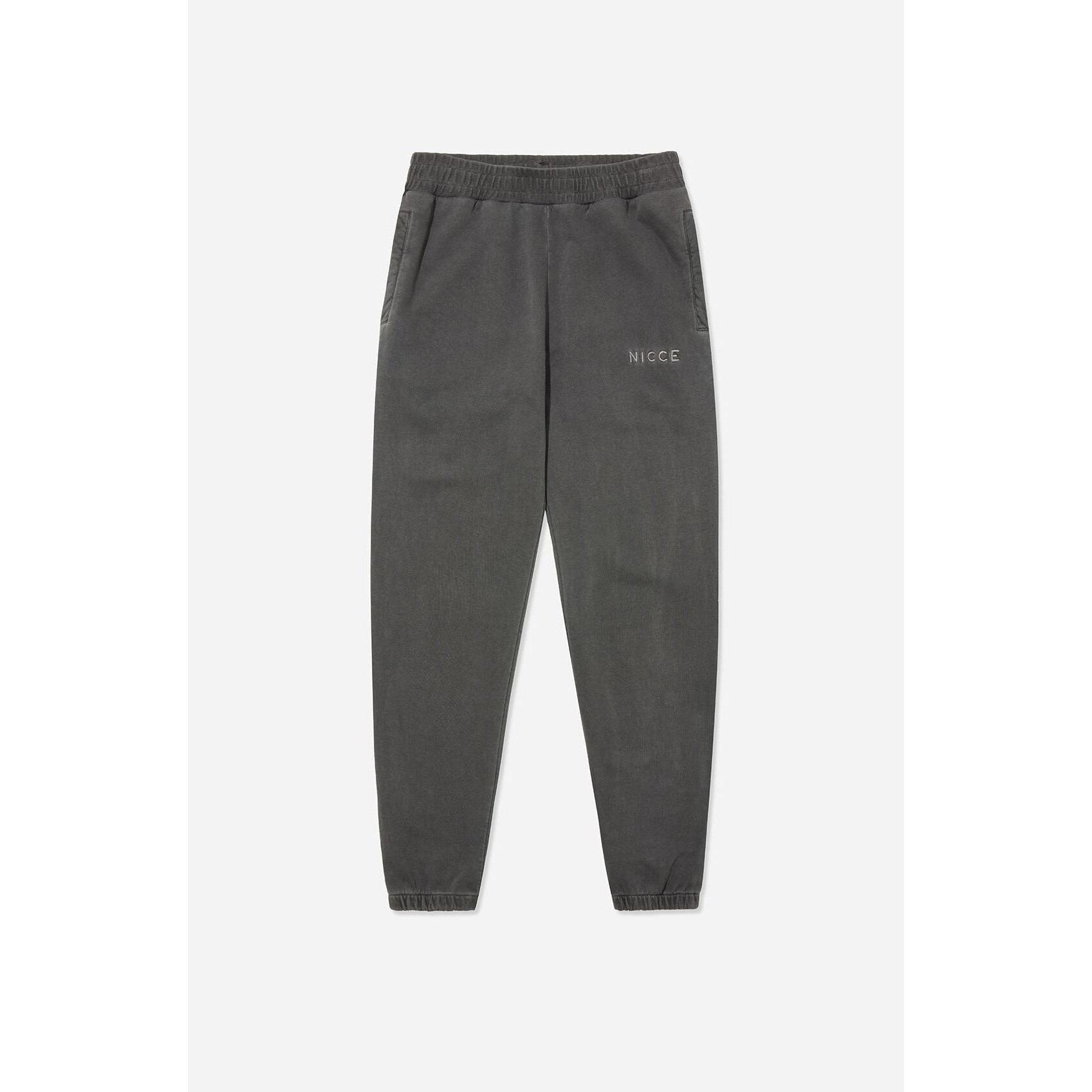 Nicce, Herren, Hosen, jogginghoe dye mercury, Schwarz, (S)