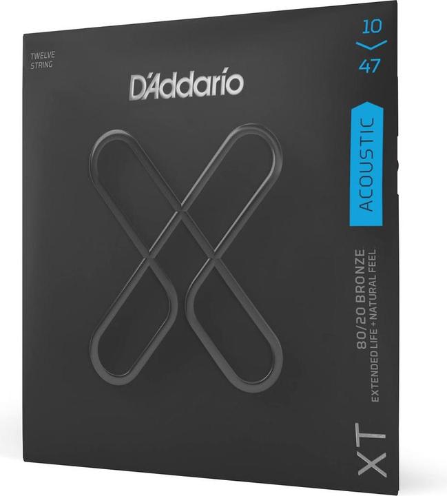 Actual product image D'Addario 12-String Guitar Set XT 80/20 (12x, Banjo, Bouzouki, Electric bass, Guitar, Mandolin)