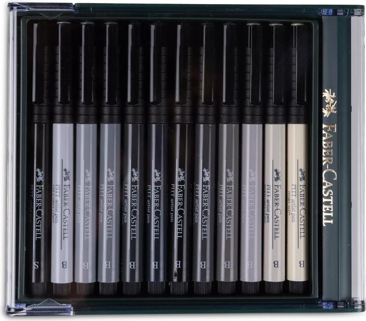 Immagine prodotto Faber-Castell Set di inchiostri da disegno pigmentati (12 x)