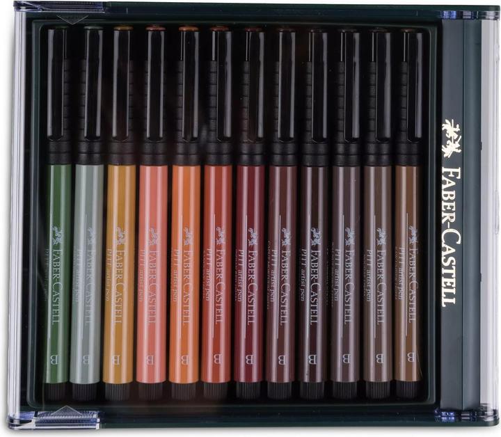 Image du produit Faber-Castell Pitt Artist Pen (Multicolore, 12 x)