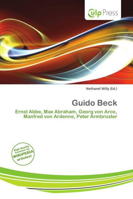 Produktbild Guido Beck (Englisch, Nethanel Willy, 2011)