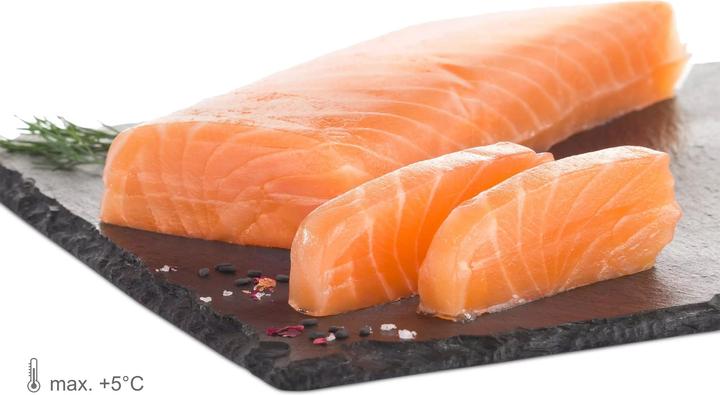 Salmone affumicato scozzese Kinglas filetto posteriore acquacoltura (500 g)