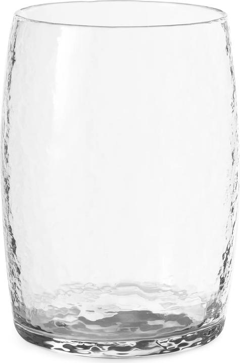 Glasi Hergiswil Vase aus strukturiertem Glas (16 x 22 cm)