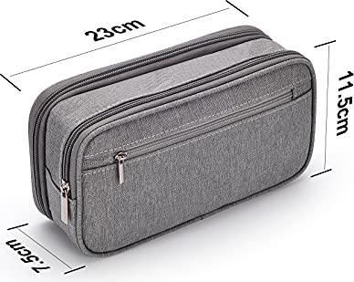 Produktbild Only-Bags.Store Federmäppchen, Grosse Kapazität Mäppchen mit 3 Fächern, Federtasche Teenager, Grosse Stifte Etui für