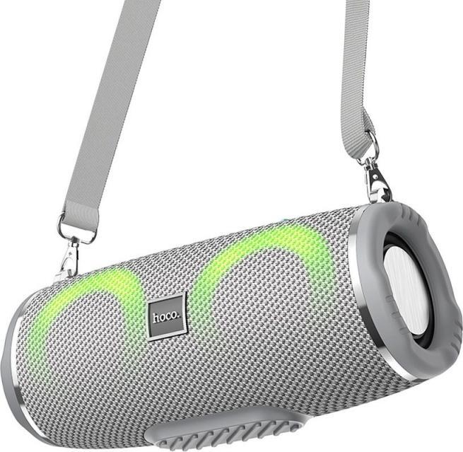 Produktbild Hoco - Wireless Speaker Sports (HC12) - Bluetooth 5.0, Shoulder Strap, 10W - Grey (2 h, Netzbetrieb)