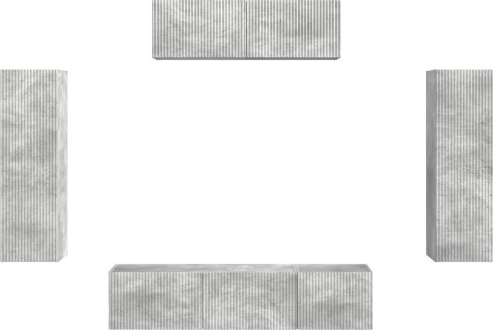 Actual product image vidaXL TV-Schränk (29.50 x 29.50 x 100 cm)