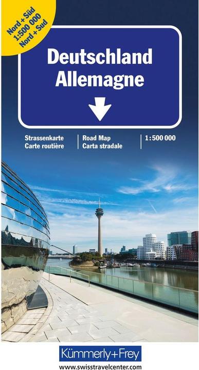 Germania Nord + Sud Road Map 500000