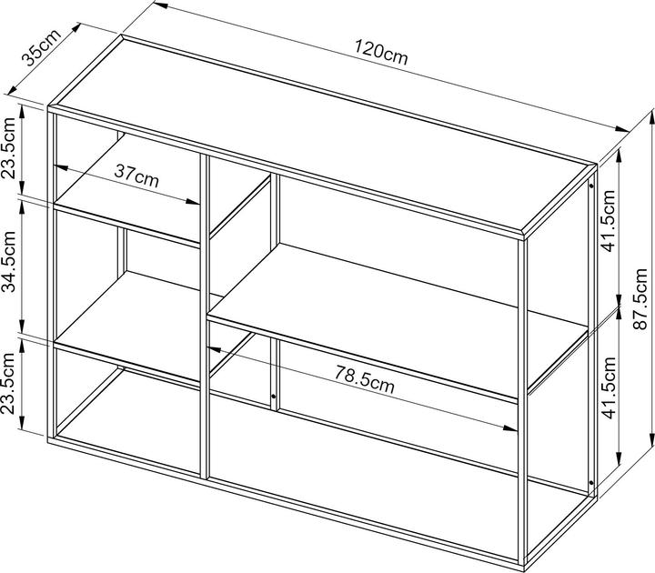 Produktbild En.Casa Isojoki (120 x 35 x 87.5 cm)