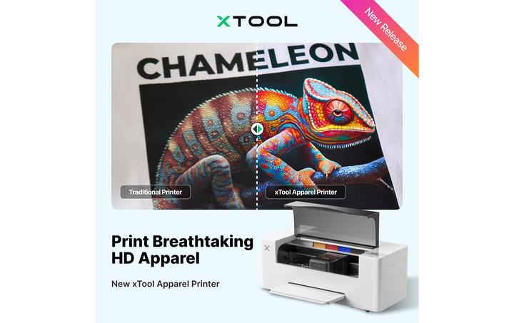 Produktbild XTool X-Tool Textildrucker Stoffdrucker inkl. Ofen – Ready2Use (Thermodirekt)