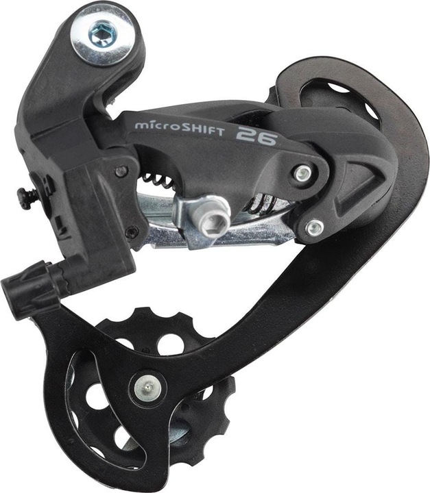Actual product image Micro Shift microSHIFT | M26 rear derailleur | 7 and 8 gears | short cage | black (8-speed)
