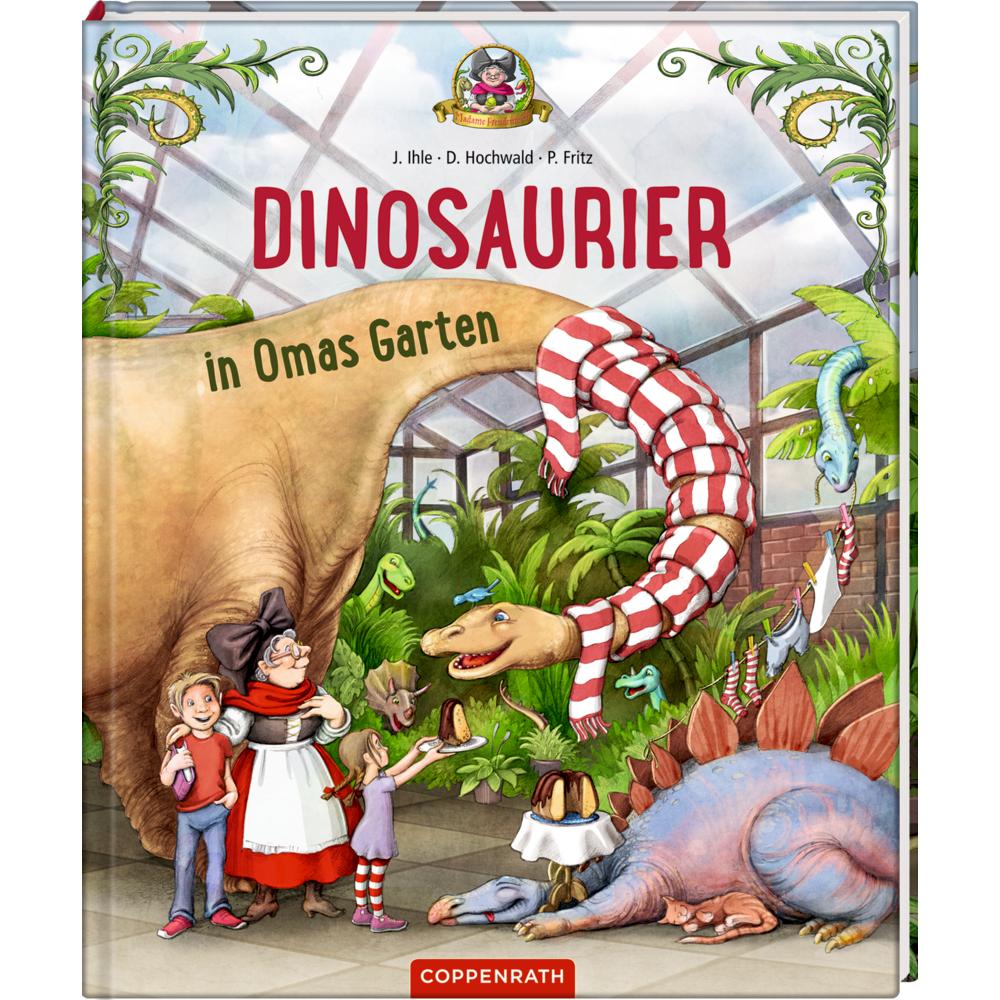 Thumbnail - Dinosaurier in Omas Garten (Bd. 1), Kinderbücher von Jörg Ihle, Dominik Hochwald