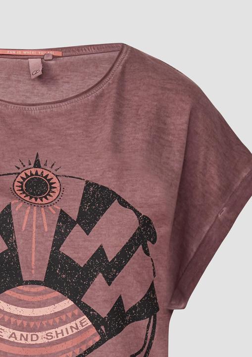 Produktbild S.Oliver T-Shirt Gewaschenes T-Shirt mit Frontprint (M)