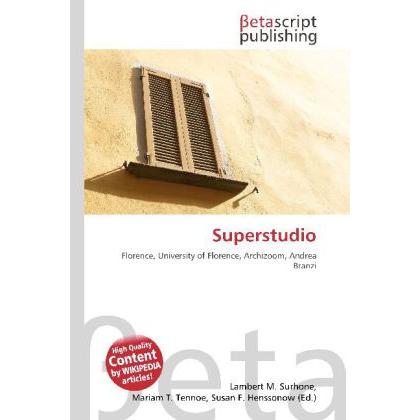 Superstudio, Fachbücher