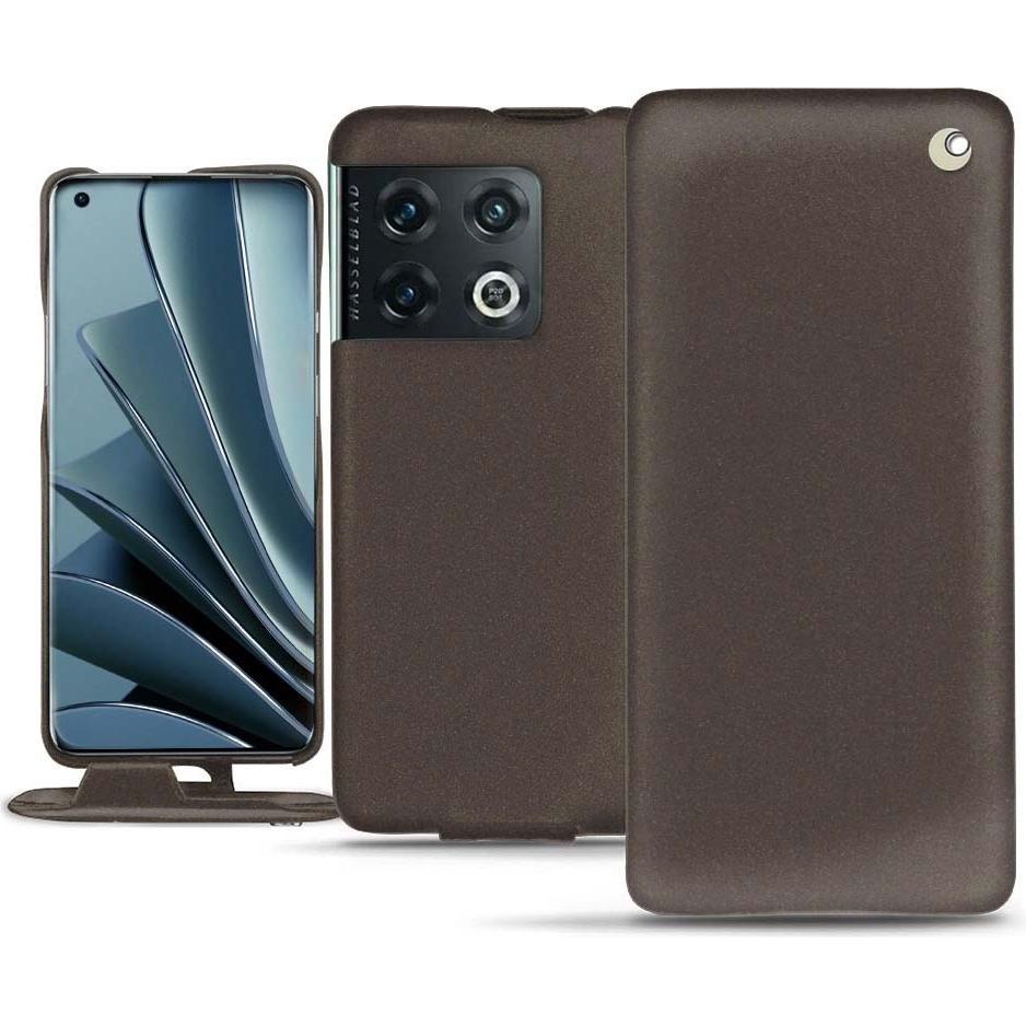 Noreve Lederschutzhülle vertikal (OnePlus 10 Pro), Smartphone Hülle, Grau
