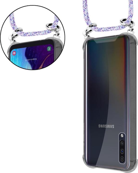 Produktbild Cadorabo TPU Handy Kette SILBER Cover