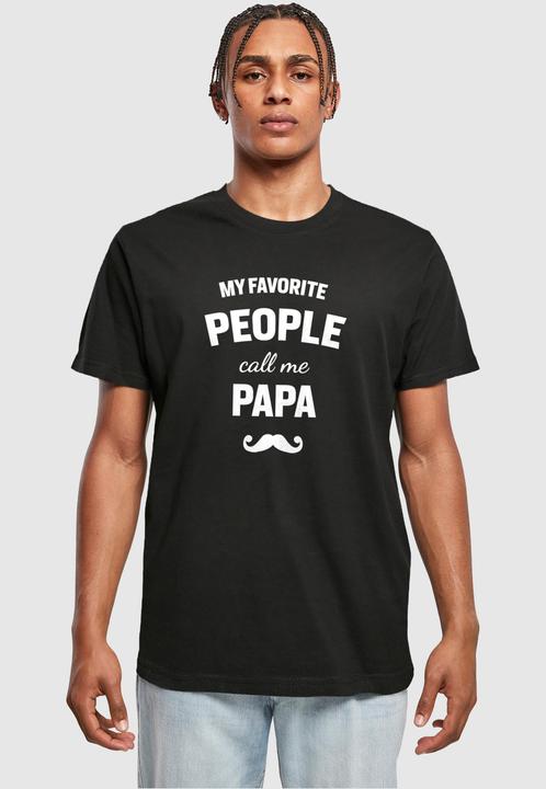 Image du produit Merchcode Fathers Day - My Favorite People Call Me Papa T-Shirt - 112581 (L)