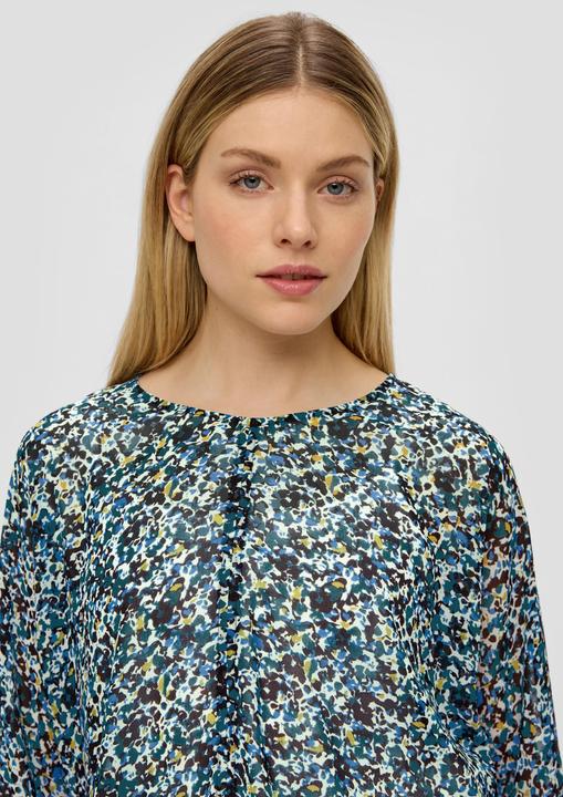 Image du produit S.Oliver Bluse Langarmbluse mit All-over-Print (46)