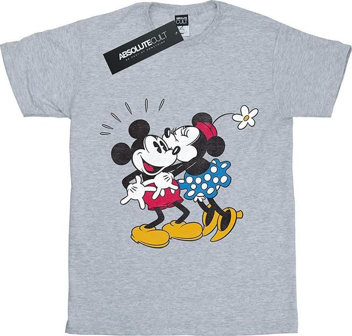Produktbild Disney Mickey Mouse Mickey And Minnie Kiss TShirt Mädchen (140, 146)